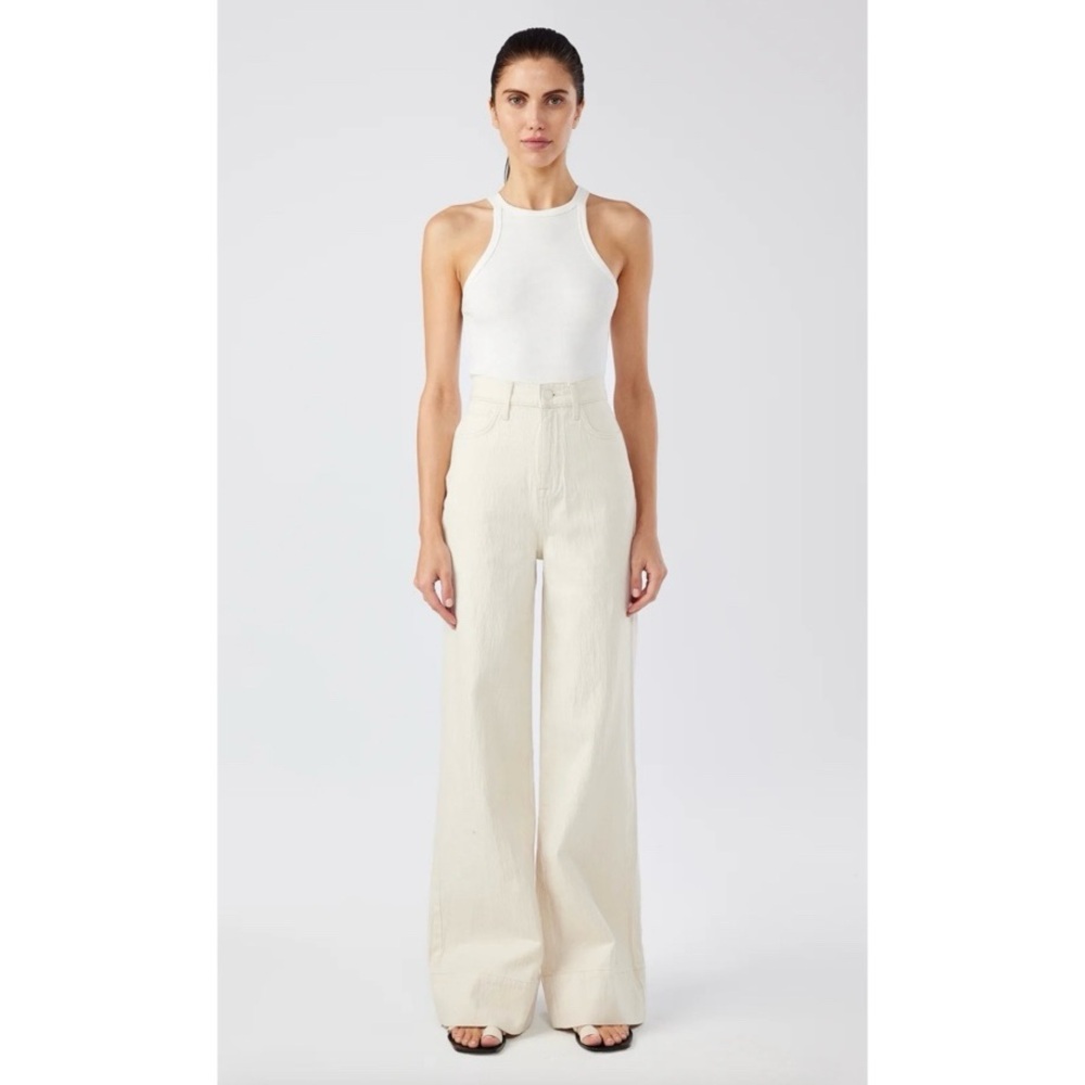 NEW Triarchy Ms. Onassis V-High Rise Wide Leg Jeans
